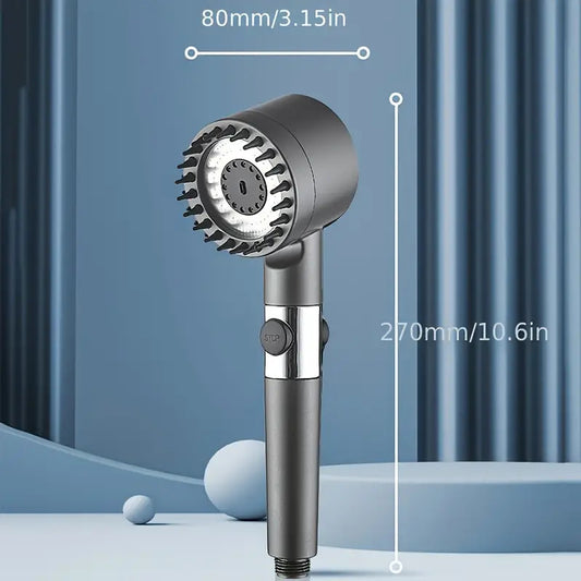 2025 NEW Massage And Skin Beauty Multifunctional Shower Head 3-mode Handheld Shower Head