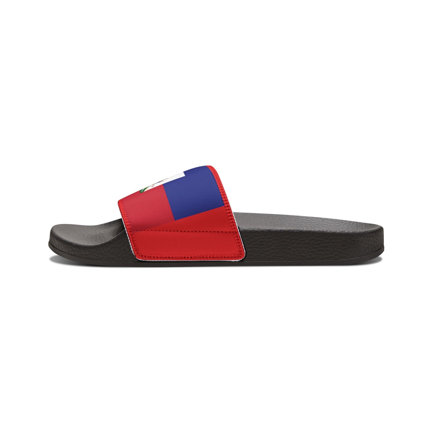 Men's Removable-Strap Slide Sandals — Red & Blue Casual Pool Slides